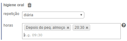 Higiene - plano por serviço